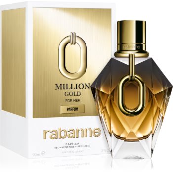 Rabanne Million Gold For Her Le Parfum parfum reincarcabil pentru femei - imagine 3